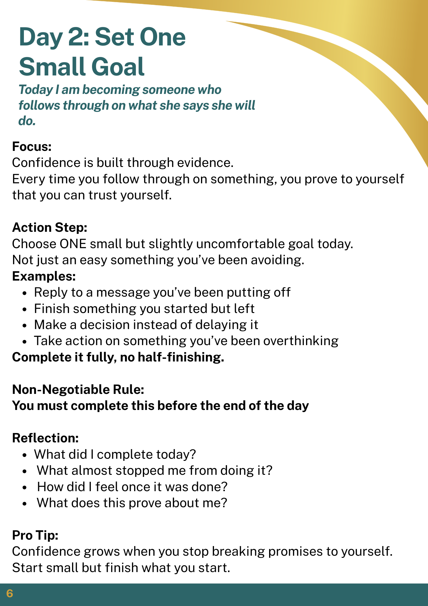 7-Day Confidence Rebuild | Series 01